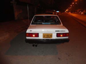 Corolla 1983 back view