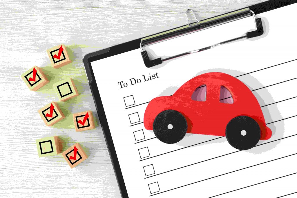 To do list after buying a used car