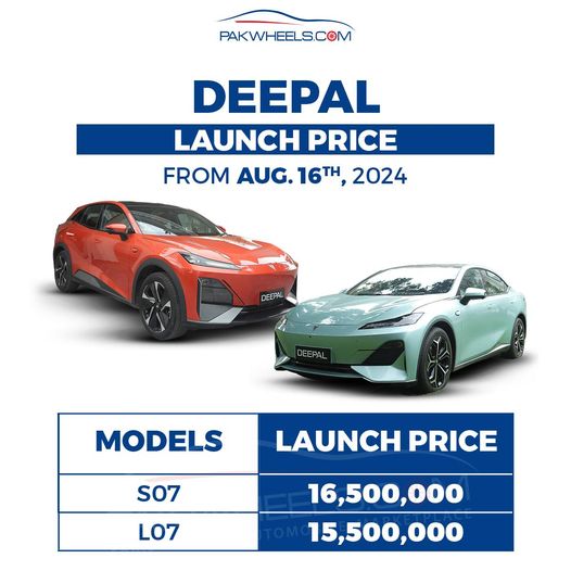 Deepal L07 S07 Official Prices And Booking Details PakWheels Blog