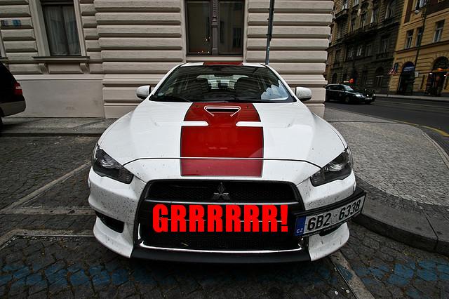 angry car