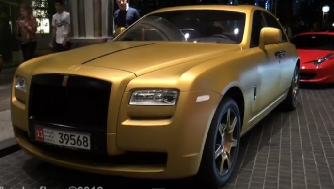 A Middle Eastern Businessman Just Paid 8 Million for a GoldPlated Rolls  Royce