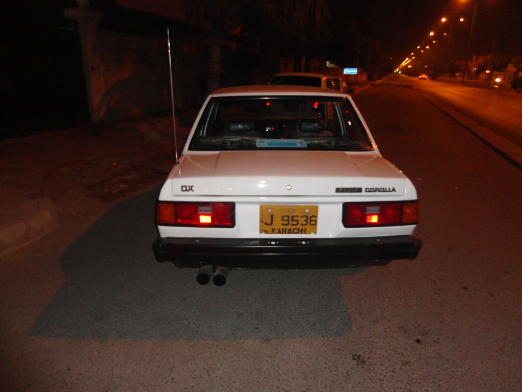Corolla 1983 back view