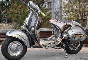 Vespa Scooter Side