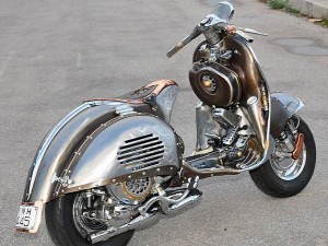 Vespa Scooter Back