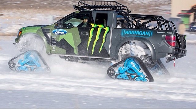 Ken Block S Ford Raptortrax Goes Out On Snow Pakwheels Blog Ken Block S Ford Raptortrax Goes Out On Snow Pakwheels Blog