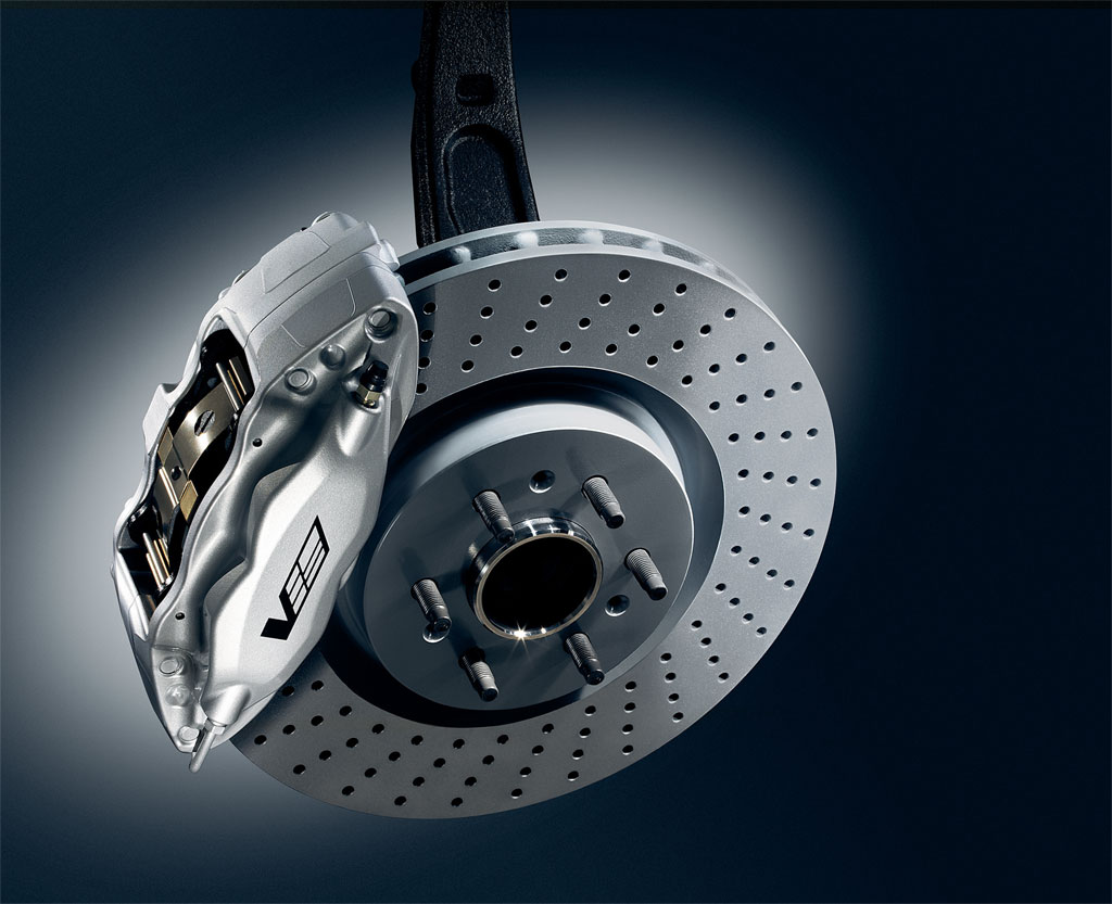 Cadillac CTS-V Cross-Drilled Brakes. X06SP_CA001