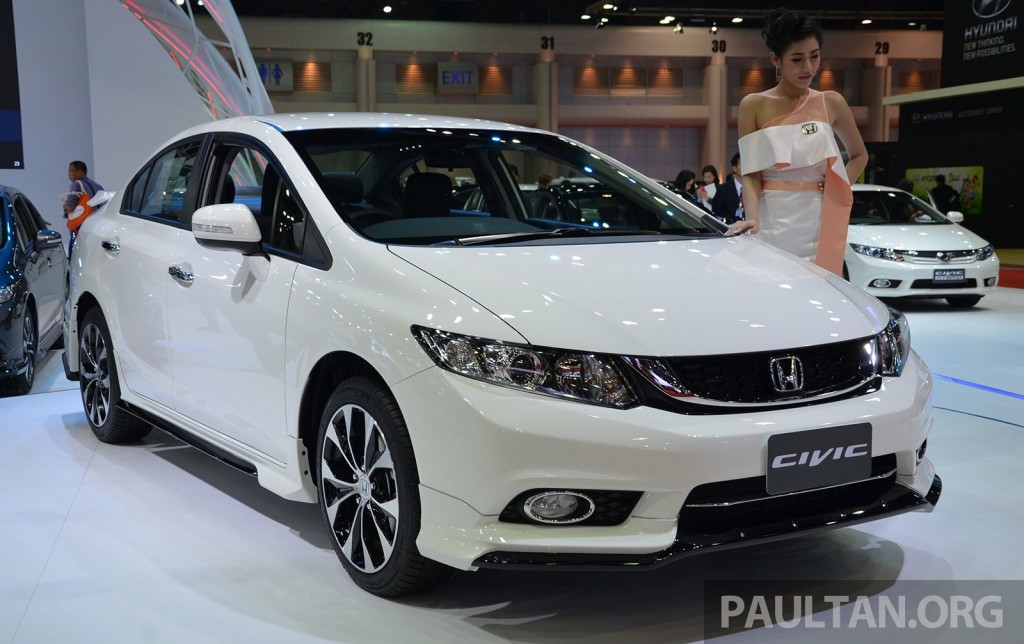 2014 Honda Civic facelift - Live photos from Bangkok Motor Show ...