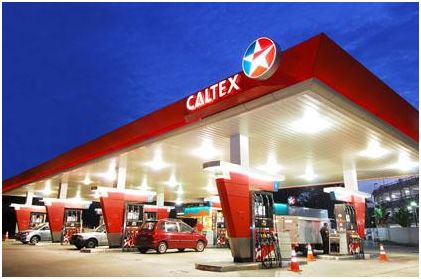 caltex petrol station