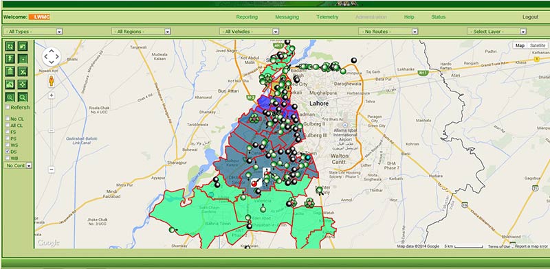 Vehicle Tracking System Map
