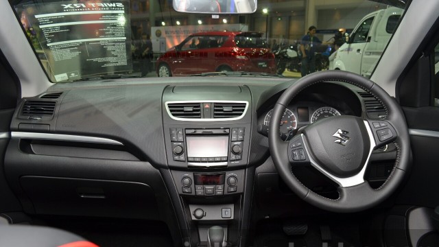 2015-Suzuki-Swift-RX-dashboard-at-the-2014-Thailand-International-Motor-Expo