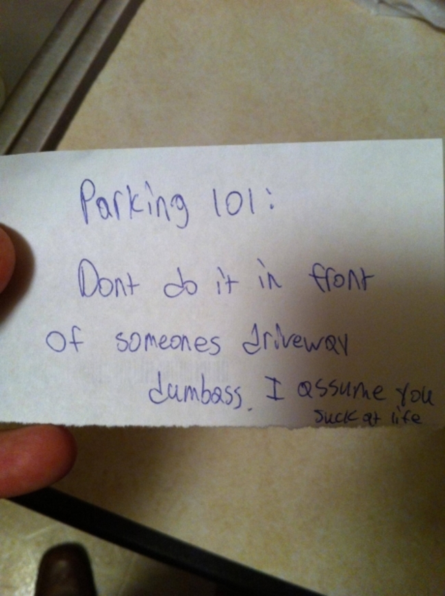 Funny Parking Notes  (10)