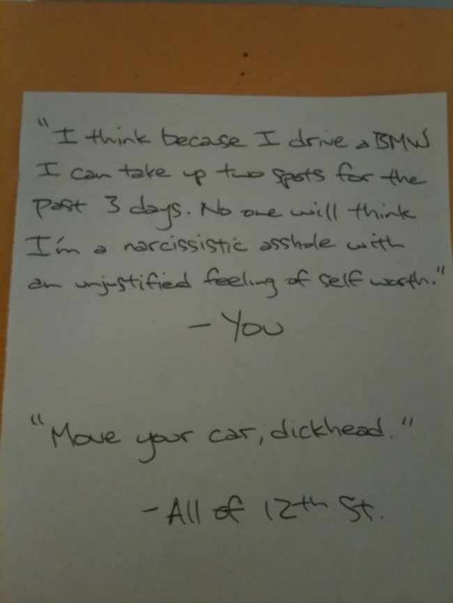 Funny Parking Notes  (12)