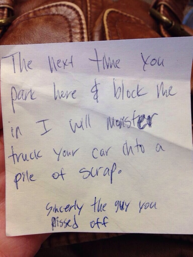 Funny Parking Notes  (2)