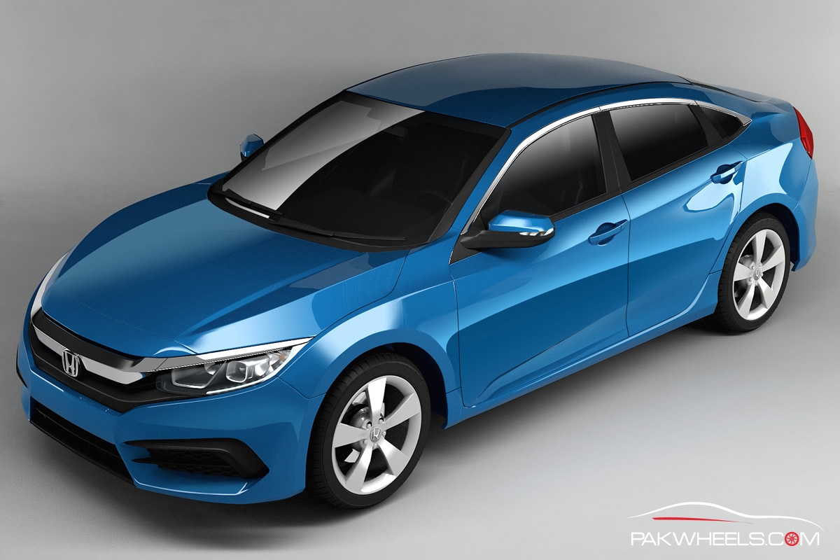 New Renders Of 10th Generation Honda Civic Surfaces - PakWheels Blog