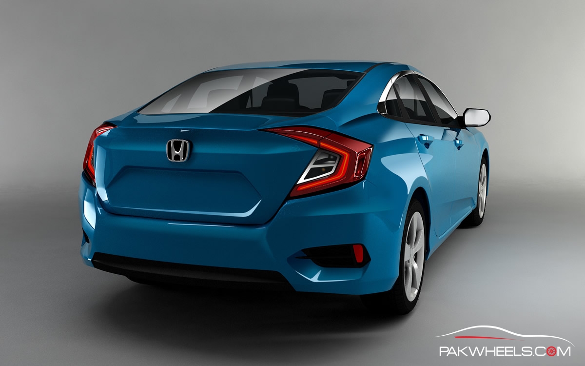 New Renders Of 10th Generation Honda Civic Surfaces - PakWheels Blog