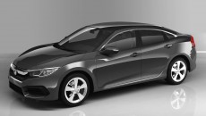 2016 Honda Civic Charcoal Gray 2
