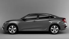 2016 Honda Civic Charcoal Gray 5