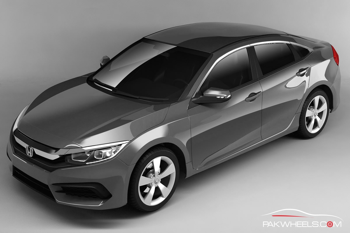 2016 Honda Civic Charcoal Gray