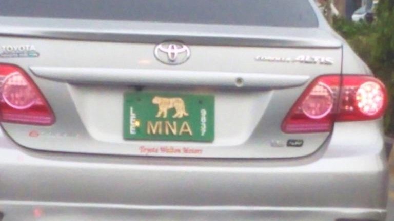 vanity number plates