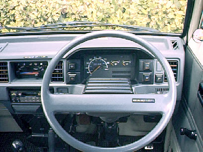 Interior Suzuki Super Carry van from late 1980's