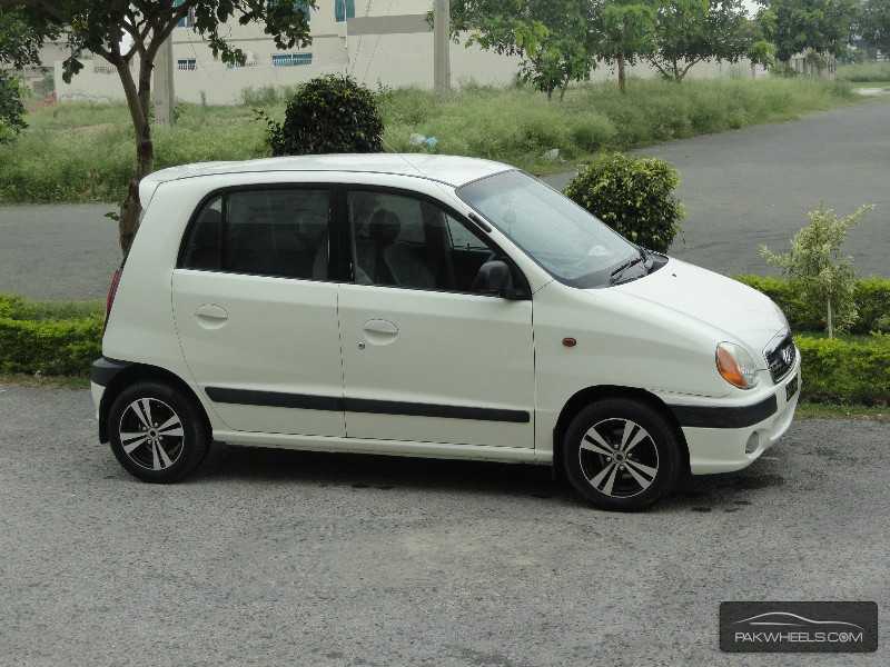 2004 Hyundai Santro White