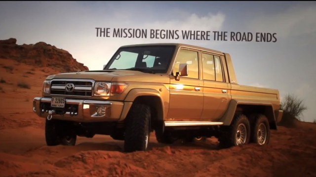 Video 6x6 Toyota Land Cruiser Is Here To Compete With The