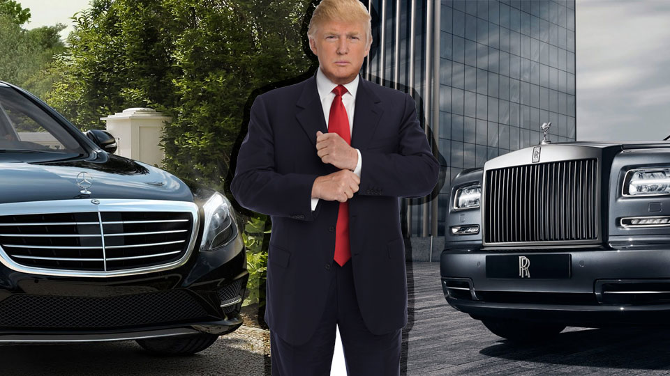 donald trump rolls royce