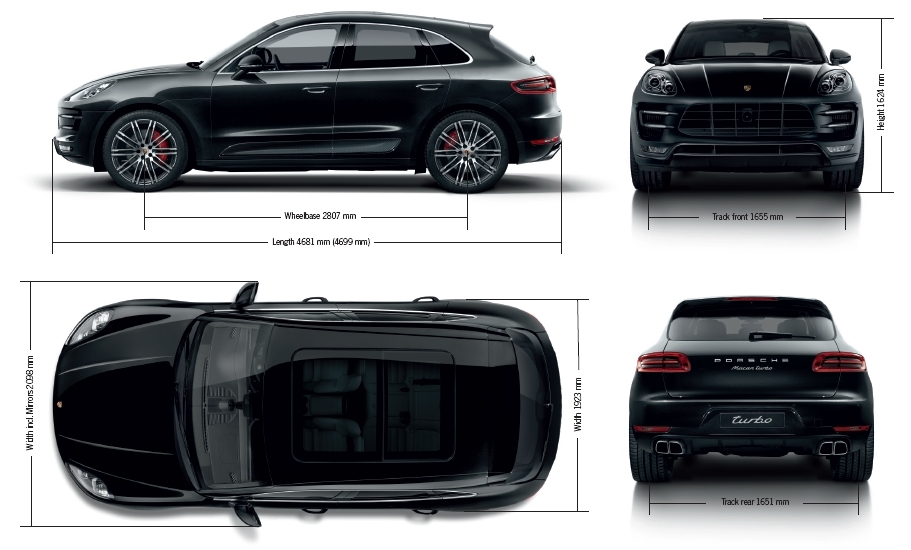 Macan Dimensions PakWheels Blog