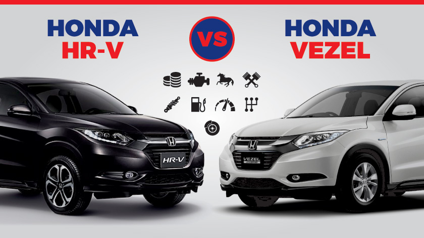 PakWheels Infographics: 2016 Honda HR-V vs Honda Vezel - PakWheels Blog