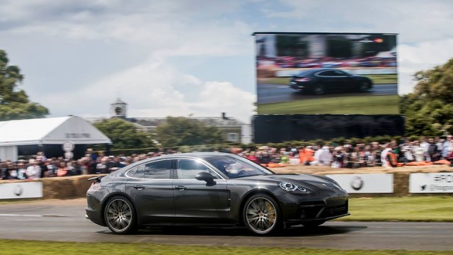 The new Porsche Panamera at Goodwood festival of speed