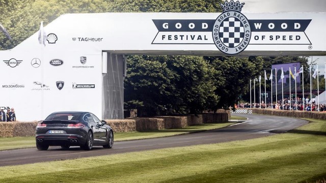 The new Porsche Panamera at Goodwood festival of speed