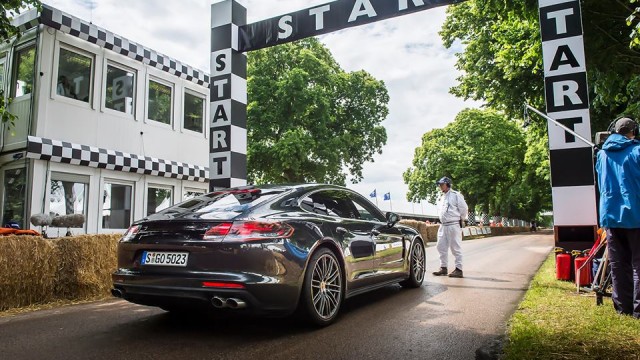 The new Porsche Panamera at Goodwood festival of speed