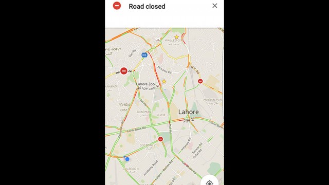 Google Maps App Screenshot