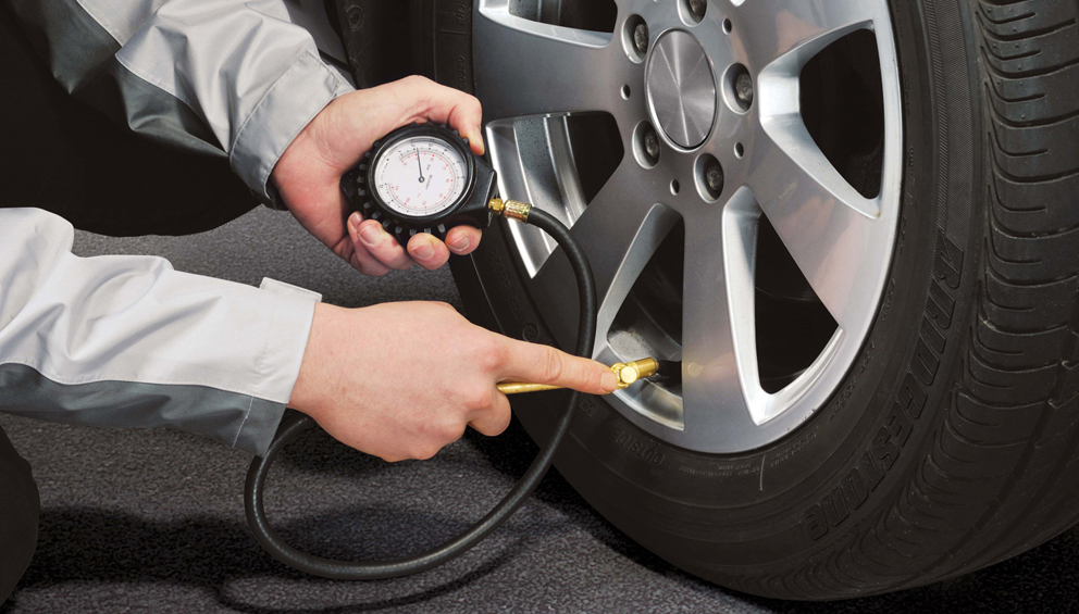 Tire on sale pressure check