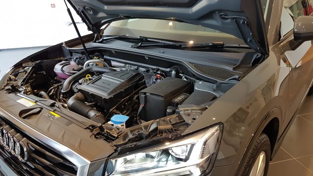 Audi Q2 turbo charged engine