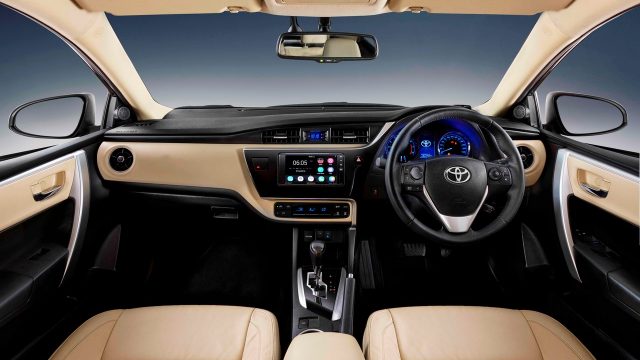 toyota corolla 2017 dashboard