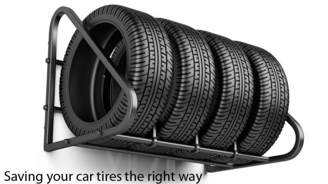 Use these simple methods to store your car tires to keep them safe