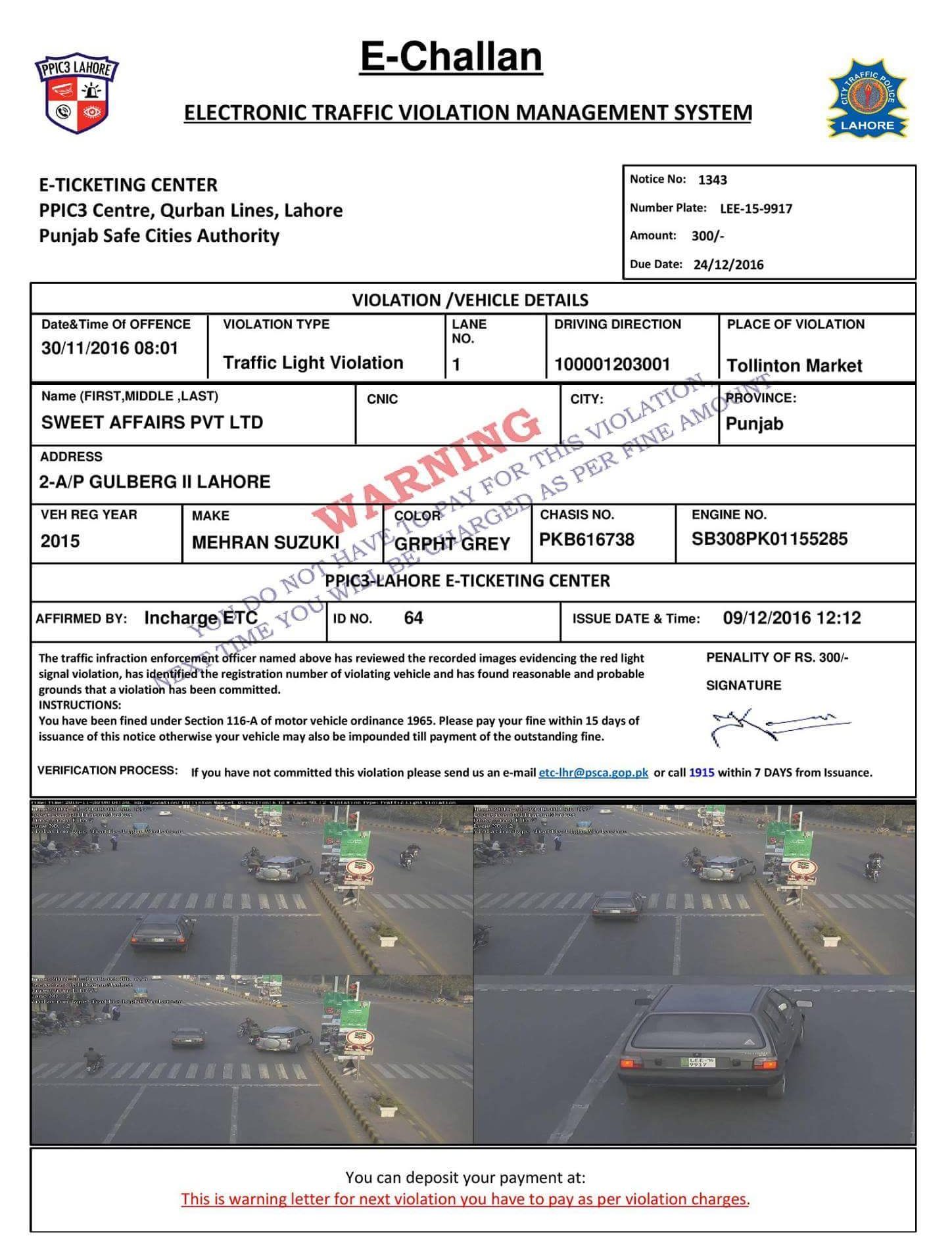 How to pay echallan in Pakistan News/Articles/Motorists Education