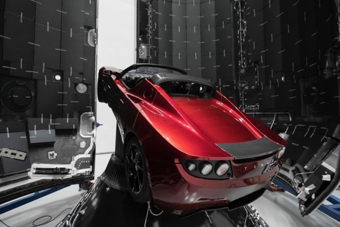 Image result for Tesla Roadster 1.0 Mars