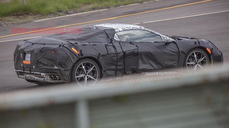 Mid-Engined Chevrolet Corvette Spied 1