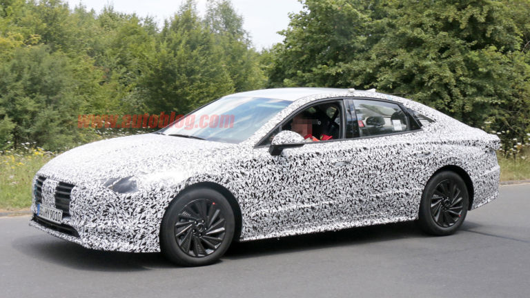 Hyundai Sonata 2020 spied lapping the Nürburgring 1