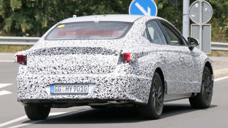 Hyundai Sonata 2020 spied lapping the Nürburgring 2