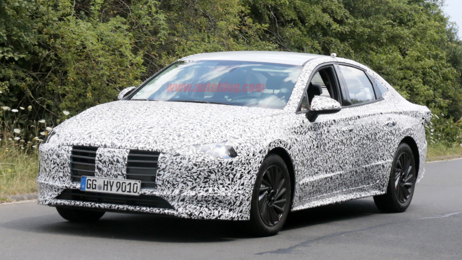 Hyundai Sonata 2020 spied lapping the Nürburgring 3