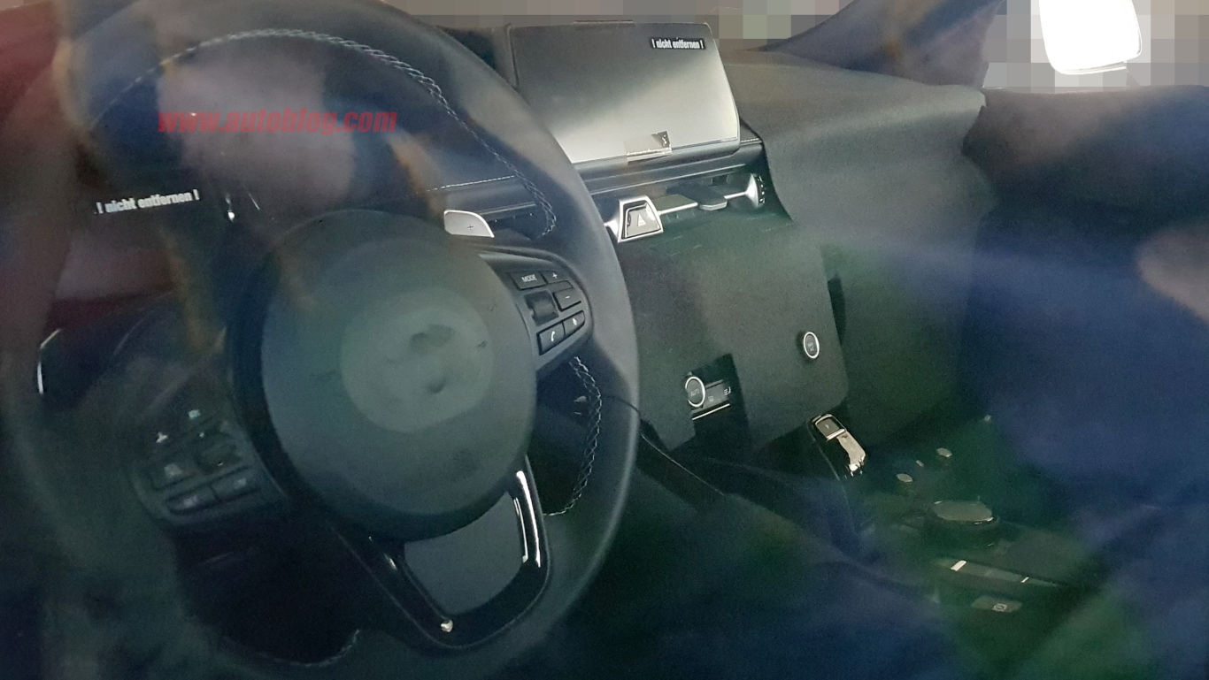 Toyota Supra 2019 interior spied 1