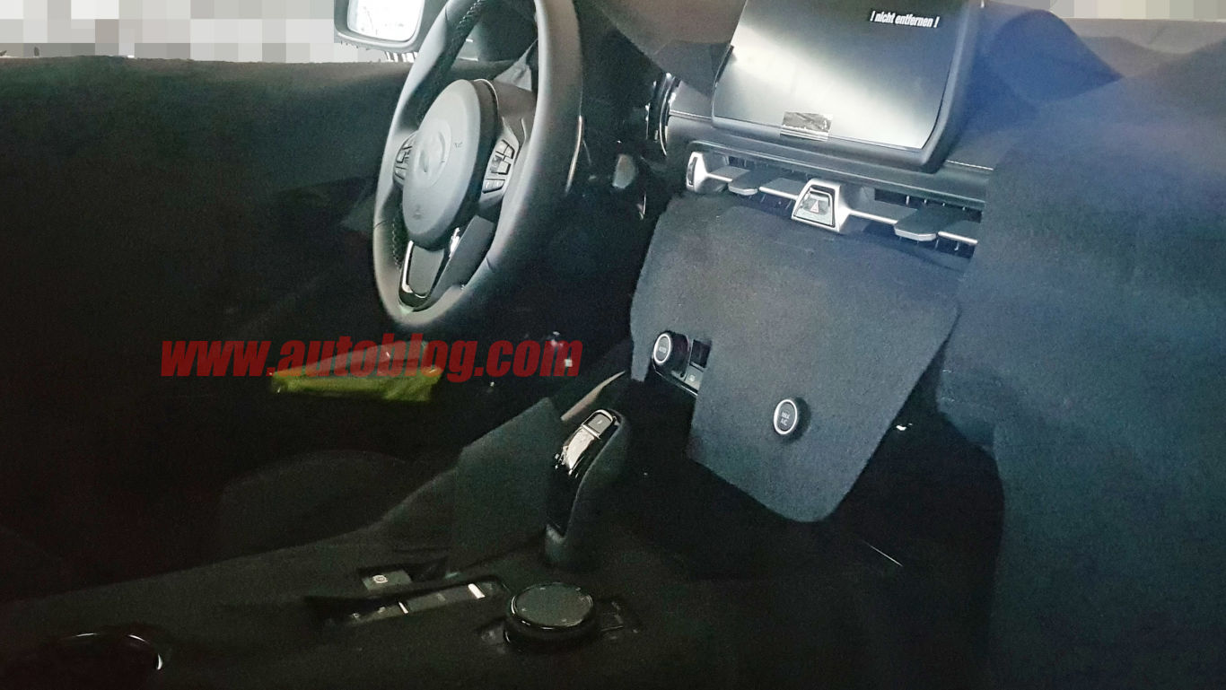 Toyota Supra 2019 interior spied 2