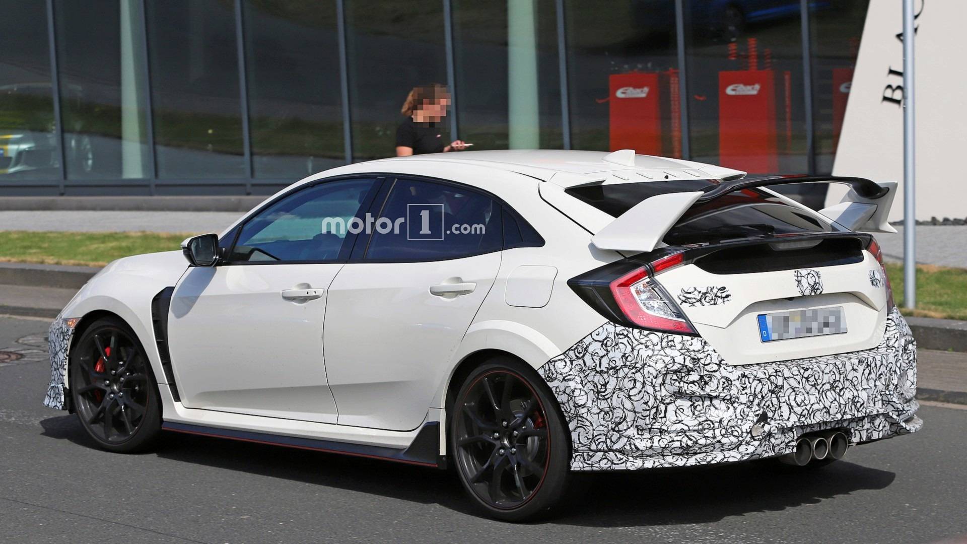 Honda Civic 2019 Type R Facelift Spotted Covered In Masking