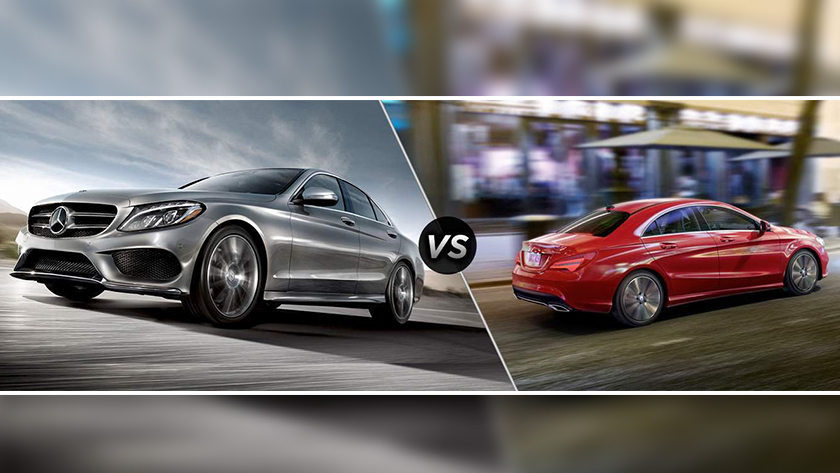 What's the Difference: Mercedes-Benz CLA vs Mercedes-Benz C-Class