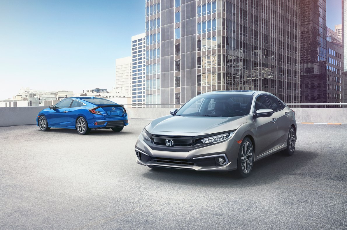 honda civic 2019 gets revised styling and some new tech