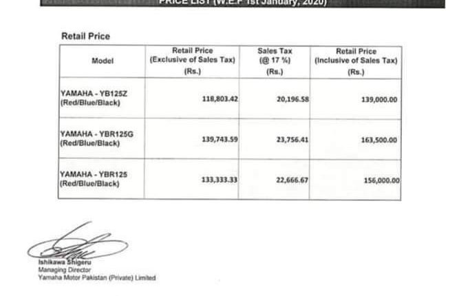 yamaha bikes 2020 new model price