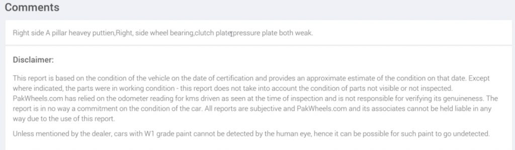 What is PakWheels Car Inspection Service & How to Read Its Report ...